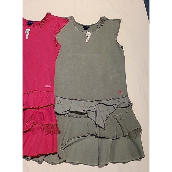 vintage Bundle Of 2 NAARTJIE Cotton Cap-Sleeve Skirt Dress boho 2  Lrg NWT 2 PCS - Picture 3 of 13